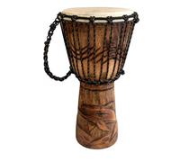 JIVE Djembe Drum African Bongo Congo Wood Drum Deep Carved Solid Mahogany Goat Skin Professional Quality 16" High (Dolphin)