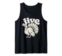 Jive Turkey Day - Thanksgiving Meme Retro 1970s Slang Tank Top
