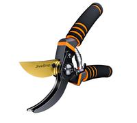 JiveSnip Premium Titanium Garden Secateurs Professional Bypass Pruning Shears for Plants Hedges and Flowers