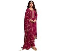 JIVRAJ FASHION Cotton Regular Wear Punjabi Patiyala Salwar Kameez Dupatta Dress Stitched Shalwar Kameez Patiala Suits (Choice 2, XXL UK 18 Bust 46 Waist 42 Hips 48)