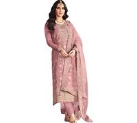 JIVRAJ FASHION Indian Pakistani Party Wear Ready to Wear Beautiful Salwar Kameez Plazzo Pant Suits (UK, Numeric, 46, Regular, Regular, Lavender)