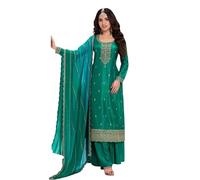 JIVRAJ FASHION Indian Pakistani Ready to Wear Salwar Kameez Dress Beautiful Designer Palazzo Pant Suits (UK, Numeric, 46, Regular, Regular, Choice 2)