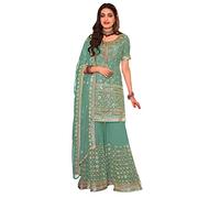 JIVRAJ FASHION Light Colors Festival Collections Indian Ethnic Wear Salwar Kameez Plazzo Suits Pakistani Women's Wear Stitched Dresses (S UK 10 Bust 38 Waist 34 Hips 40, Choice 5)