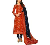 JIVRAJ FASHION Ready to Wear Cotton Casual Salwar Kameez Punjabi Patiyala Dupatta Dress Sewn Shalwar Kameez Patiala Suits (Choice 5, 7XL UK 28 Bust 56 Waist 52 Hips 58)