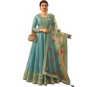 JIVRAJ FASHION Ready to Wear Indian Style Ethnic Dresses Beautiful Embroidery Worked Anarkali Long Gown (UK, Numeric, 44, Regular, Regular, Choice 6)