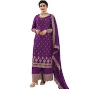 JIVRAJ FASHION Ready to Wear Salwar Kameez Trouser Suits Eid Wear Indian Pakistani Ethnic Party Wear Georgette Shalwar Kameez Pant Dress (UK, Numeric, 44, Regular, Regular, Choice 2)