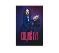 JIWEUQWENN Killing Eve TV Series5 Poster Vintage Wall Art Canvas Aesthetic Posters Music And Movies Decor Painting for Living Room Bed Room 12x18inch(30x45cm) Unframe-style