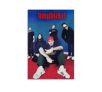 JIWEUQWENN Limp Bizkit（1） Poster Vintage Wall Art Canvas Aesthetic Posters Music And Movies Decor Painting for Living Room Bed Room 12x18inch(30x45cm) Unframe-style