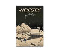 JIWEUQWENN Weezer Pinkerton Poster Vintage Wall Art Canvas Aesthetic Posters Music And Movies Decor Painting for Living Room Bed Room 12x18inch(30x45cm) Unframe-style