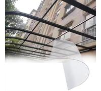 JIwqDY Polycarbonate Greenhouse Panels, Clear Acrylic Plastic Sheet, PC Endurance Board, Roofing Cladding, for Outdoor Glazing Panels Replacement Shed Panel(60x100cm)