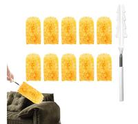 Jixcderm Dusters for Cleaning Refills,Household Dust Removal Brush - Anti-Static Duster for Bookcase Car Household Electronics Lamp Vase Ceiling Floor Furniture Wall