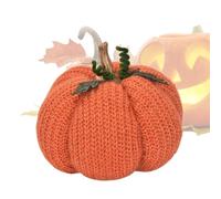 Jixcderm Halloween Pumpkin Decor - Knitted Pumpkin Decoration,Handmade Ornament Thanksgiving Table Centerpieces for Harvest Gathering Display Shelves Porch Coffee Bars Mantels Bedroom Living Room