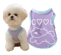Jixcderm Summer Clothes For Dogs,Soft Breathable Dog Shirt Dog Cooling Vest - Sun Protection Chihuahua Clothes For Daily Wear, Travel, Home, Sports