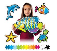 Jixelz 1500 Piece Set Under the Sea Pixelated Puzzle Art For Children, Suitable For Boys & Girls Aged 6 Years And Above