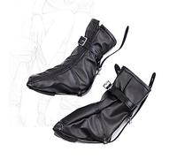 JiXGzAo 1 Pair Leather Boots Leather Ankle Cuffs with Zipper Restraint Socks Foot Tie Adjustable Footrest Fetich Restraint Boots Slaves Erotic Sex Toys