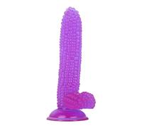 JiXGzAo 20cm Corn Penis Realistic Corn Dildo with Suction Cup Soft Anal Dildo PVC Anal Plug Butt Plug Prostate Massager G-Spot Vaginal Anal Masturbation Sex Toy for Women Men
