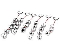 JiXGzAo Anal Balls with 3/4/5 Metal Plug Butt with Return Loop Prostate Stimulation Anus Masturbator Fetish Sex Toy for Men Women
