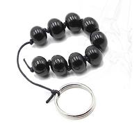 JiXGzAo Anal Beads Glass Pull Beads with 8 Balls for Sexual Stimulation Anal Beads for G-spot Stimulation SM Anal Plugs Butt Plug Anal Vaginal Masturbation Anal Sex Toy for Women Men