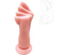 JiXGzAo Anal Plug Sex Toy Hand Shape Soft Dildo with Strong Suction Cup Realistic Dildos G-Spot Prostate Massage Masturbation for Women Men