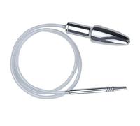 JiXGzAo Anal Plug with 970mm Hollow Urethral Dilator, Penis with Catheter, Metal Butt, Douche, Enema, Masturbation, Prostate Massage, Extreme SM Sex Toy for Men Women