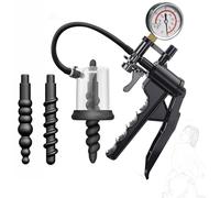 JiXGzAo Anal Plug with Vacuum Pussy Anal Pump Anal Pump Butt Plug Sucker Vagina Sucker Prostate Massager G-Spot Clitoris Stimulator Anal Dildo SM Extreme Sex Toy