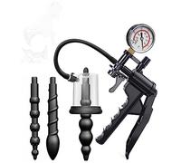 JiXGzAo Anal Pump Soft Anal Plug with Vacuum Suction Bud Drill Cylinder for Anal Stretching Prostate Massage Stimulation BDSM Extreme Sex Toy for Lovers Couples Beginners and Professionals