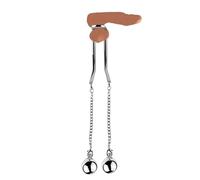 JiXGzAo Ball Press Testicle Squeezer Crusher CBT Weight with 2 Steel Balls Stainless Stretcher BDSM Torture Delay Ejaculation Sex Toy for Men