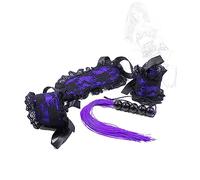 JiXGzAo BDSM Bondage Set Handcuffs Eye Mask Whips SM Bondage Sets Adjustable Extreme Bondage Kit Role Play Sex Toy Fetish Sex Toy for Couples Women Men