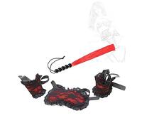 JiXGzAo BDSM Bondage Set Handcuffs Eye Mask Whips SM Bondage Sets Adjustable Extreme Bondage Kit Role Play Sex Toy Fetish Sex Toy for Couples Women Men