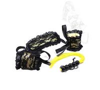 JiXGzAo BDSM Bondage Set Handcuffs Eye Mask Whips SM Bondage Sets Adjustable Extreme Bondage Kit Role Play Sex Toy Fetish Sex Toy for Couples Women Men