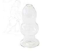 JiXGzAo Glass Anal Plug Extreme Crystal Butt Plug Hollow Anal Plug for G-Spot Stimulation Prostate Massage Anal Speculum for Anal Peeping Glass Dildo for Masturbation Sex Toy for Women Men