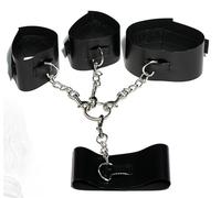 JiXGzAo Handcuffs Ankle Cuffs with Fastener Hand and Foot Restraints Bondage Set Sex Games SM Toys