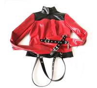 JiXGzAo Leather Chastity Belt Tights with Full Face Hood, Extremely Strict Restraint System with Handcuffs, Male and Female Slaves, Fetishism, Erotic Sex Toys