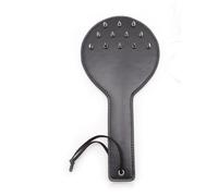 JiXGzAo Leather Paddle SM with Spikes Erotic Flogger Spanking Whip Cosplay Slave Conditioning Sex Game Rivet Massage BDSM Extreme Bondage Toy for Couples