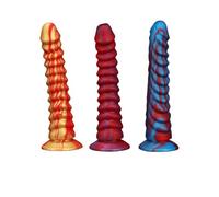 JiXGzAo Monster Dildo Colorful Fantasy Penis Dildos Exciting Anal Dildo Anal Plug with Suction Cup Silicone Butt Plug G-Spot Vaginal Masturbator Clitoris Massage