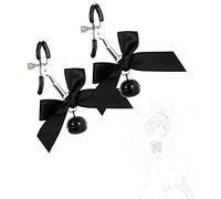 JiXGzAo Nipple Clamps Sex SM with Bell Adjustable Stimulation BDSM Erotic Toy Extreme for Couples