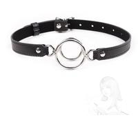 JiXGzAo O-Ring Mouth Gag Open SM Double Ring Spreader Bondage Restraints Ball Sex Toy for Couples Extreme Fetish Erotic Toys BDSM