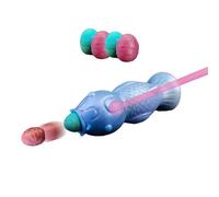 JiXGzAo Ovipositor Anal Butt Plug with 6 Egg Shapes Hollow Laying Dildo Prostate Massager Ball Silicone SM Sex Toy
