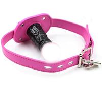 JiXGzAo Penis Gag Mouth Anal Dildo Lockable Ball Restraints Torture Slave Masturbation Bondage SM Erotic Sex Toy