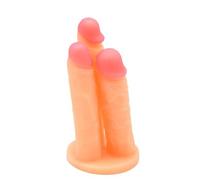 JiXGzAo Realistic Dildo Silicone Anal Plug Butt Plug Three Head Dildos with Suction Cup Vaginal Massage Prostate Stimulation Penis Sex Toy for Women Men