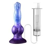 JiXGzAo Realistic Squirting Dildo with Function and Ejaculation Silicone Anal Plug Butt Suction Cup Big Penis East Masturbation Sex Toy Women Men Couple