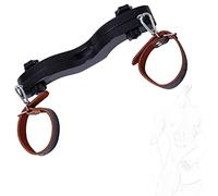 JiXGzAo Restraint Adjustable Oak Scrotum Clip Real Ankle Cuffs Bondage Set Testicles Ball Stretcher CBT Torture Props SM Testicle Press Clamp Squeezer Leg Spreader Foot Pillory