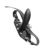 JiXGzAo SM Inflatable Mouth Gag with Locks and Keys Silicone Lockable Ball Adjustable BDSM Plug Bondage Extreme Sex Toy for Couples