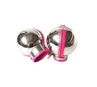 JiXGzAo Stainless Steel Round Ball Handcuffs BDSM Bondage Restraint Lockable Gloves SM Restraints Fetish Slave Wrist Cuff Erotic Sex Toys for Women Men