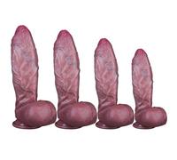 JiXGzAo XXXL Anal Plug Silicone Dildo Dilator Prostate Vaginal Massager with Strong Suction Cup Masturbation Sex Toy for Beginners for Men Women