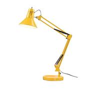 Jixi Swing Arm Desk Lamp Eye Protection Bedroom Bedside Study Desk Desk Lamp Folding Black/White Table Lamp (Color : Yellow)