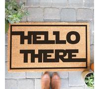 JiXianJu Funny Front Porch Decor Mat for The Entrance Way Outdoor with Heavy-Duty Non Slip Coconut Coir Doormat 30x17 inch (Hello There)