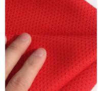 JIXINHEKEJI Anti Slip Dotted Fabric, Non-Slip Backing Cloth 59" Wide - Gripping Material For Carpet, Rug, Seat Cushion, Sofa, Slipper Sole, Tufting Gun, DIY Sewing(Color:Red)
