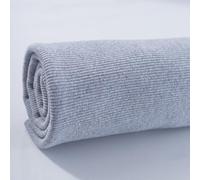 JIXINHEKEJI Ribbing Fabric, Elastic Cotton Knit Trim For Sewing, Stretch Cuff Collar Waistband Material For DIY Crafts(Color:Light Gray1)