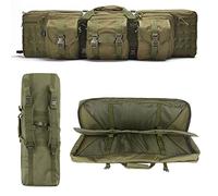 JIXYLN Double Gun Cases for Rifles Bags for Guns Shooting Bags for Rifles Gun Backpack Airsoft Case/Green/118Cm